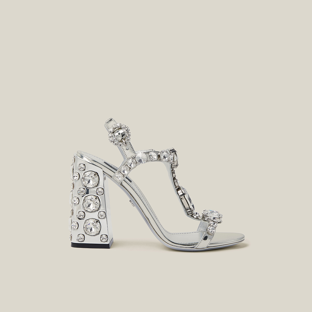 Dolce & Gabbana multi Crystal-Embellished Sandals 90 | Harrods UK