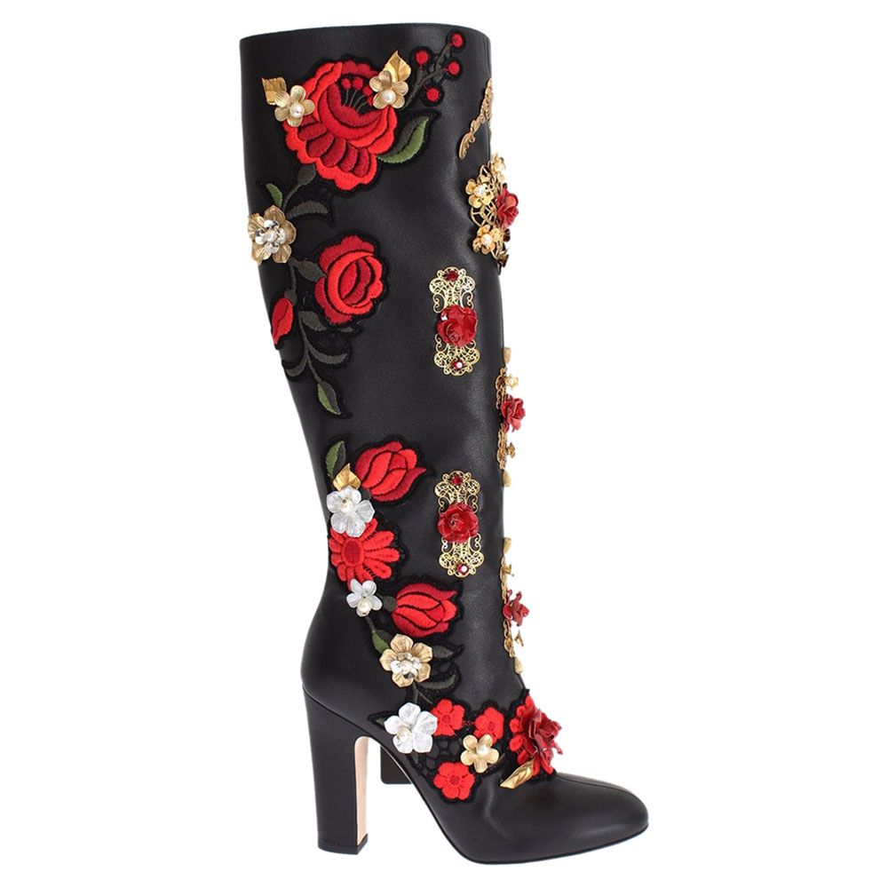 roses shoes and boots