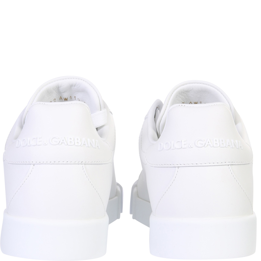 

Dolce & Gabbana White Portofino Sneakers Size