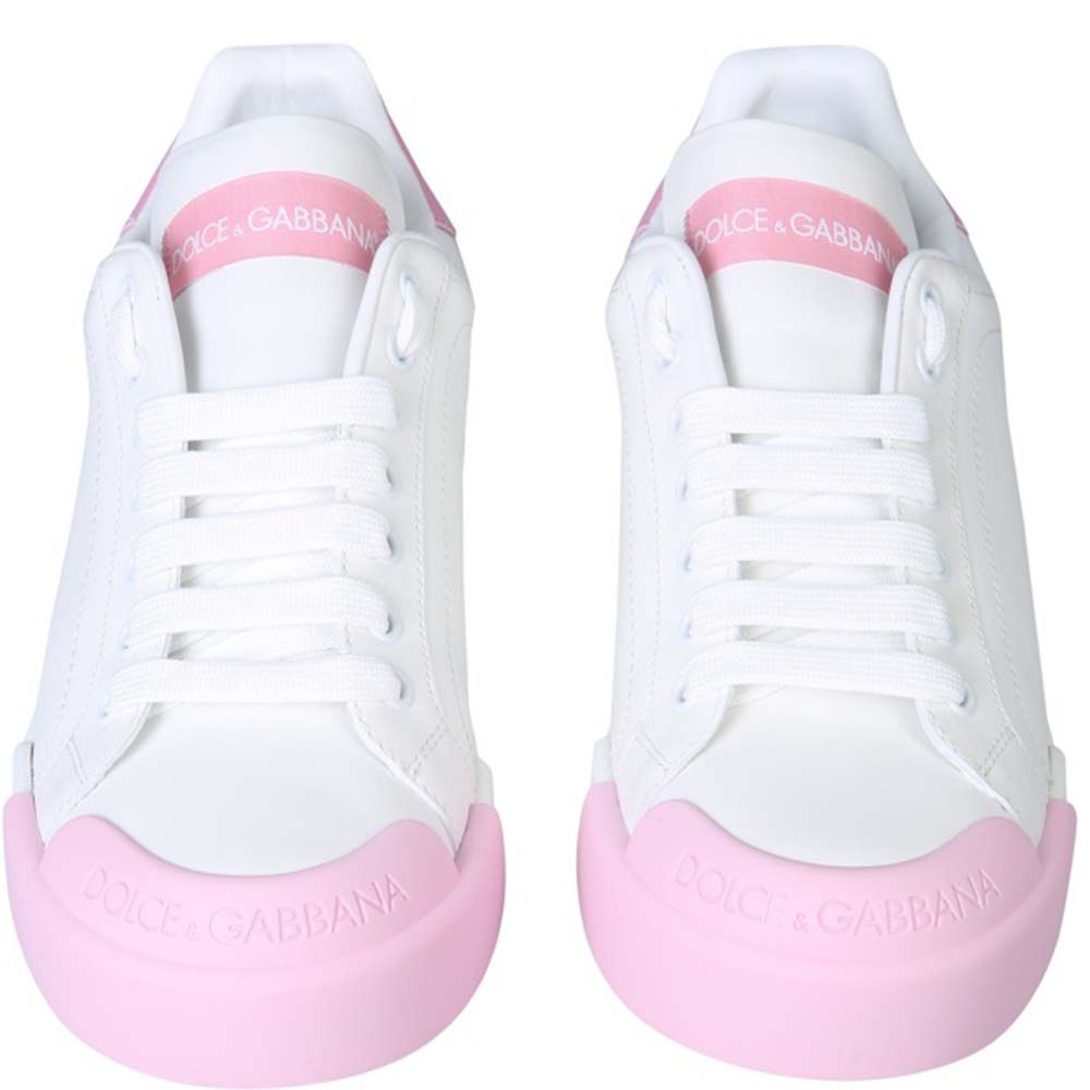 

Dolce & Gabbana White Portofino Sneakers Size EU
