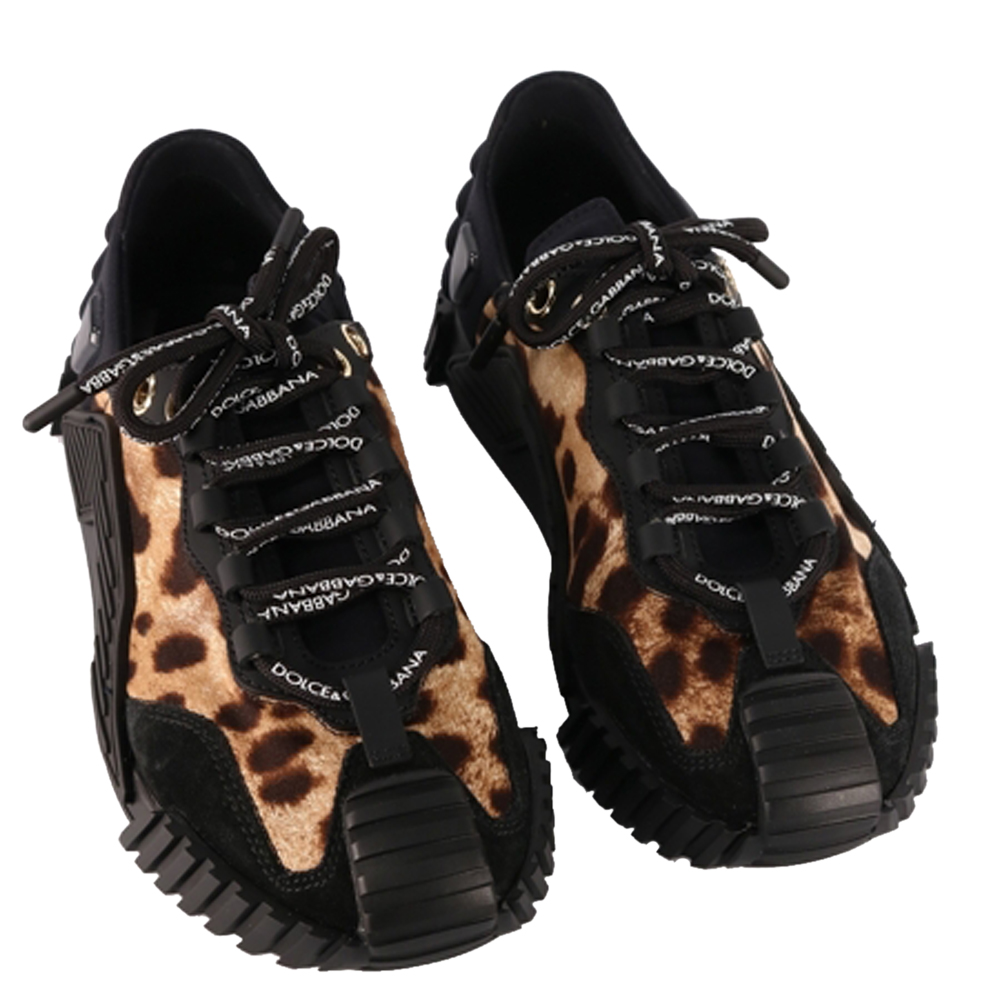 

Dolce & Gabbana Black Leopard Print Ns1 Sneakers Size, Multicolor