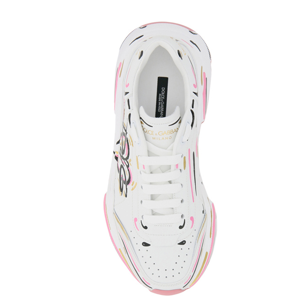 

Dolce & Gabbana Hand-painted DG Limited edition Daymaster Sneakers Size IT, Multicolor