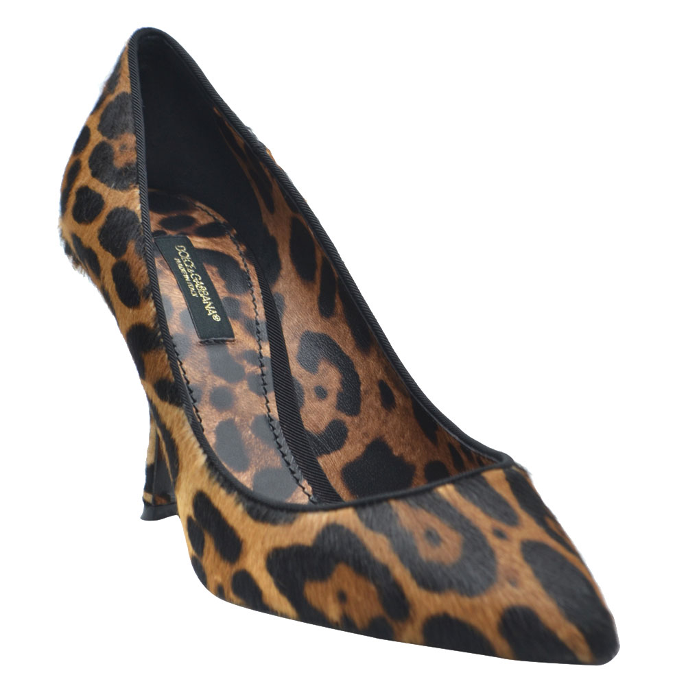 

Dolce and Gabbana Brown/Black Leopard Print Pumps Size EU