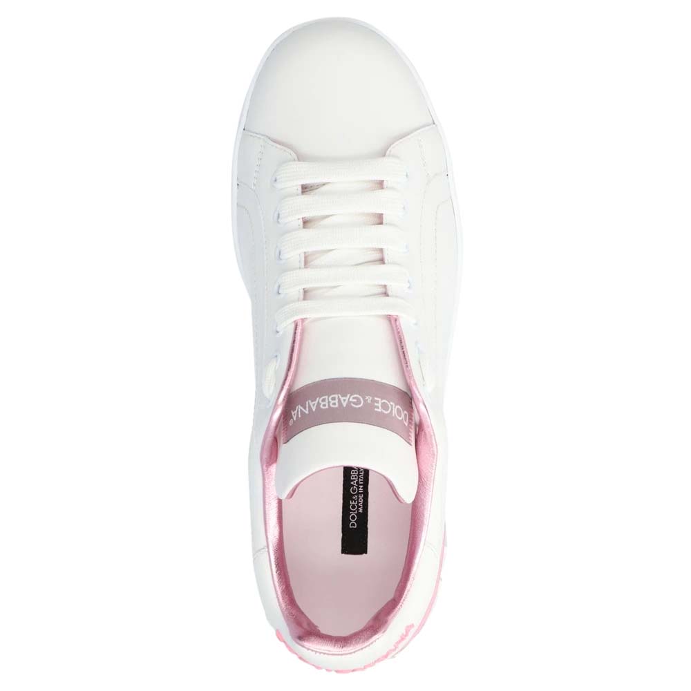 

Dolce & Gabbana White Porotfino Sneakers Size EU