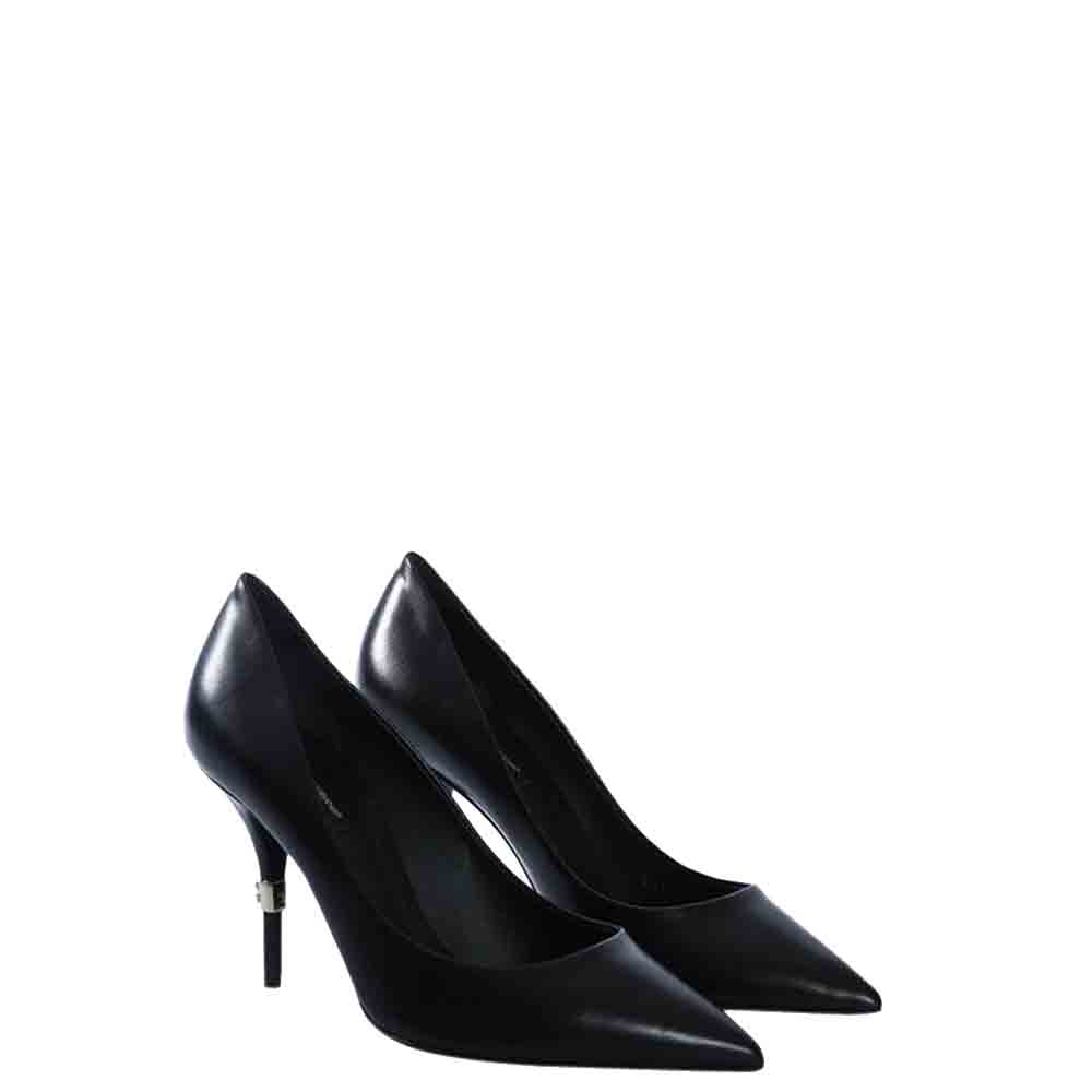 

Dolce & Gabbana Black Leather Pumps Size EU