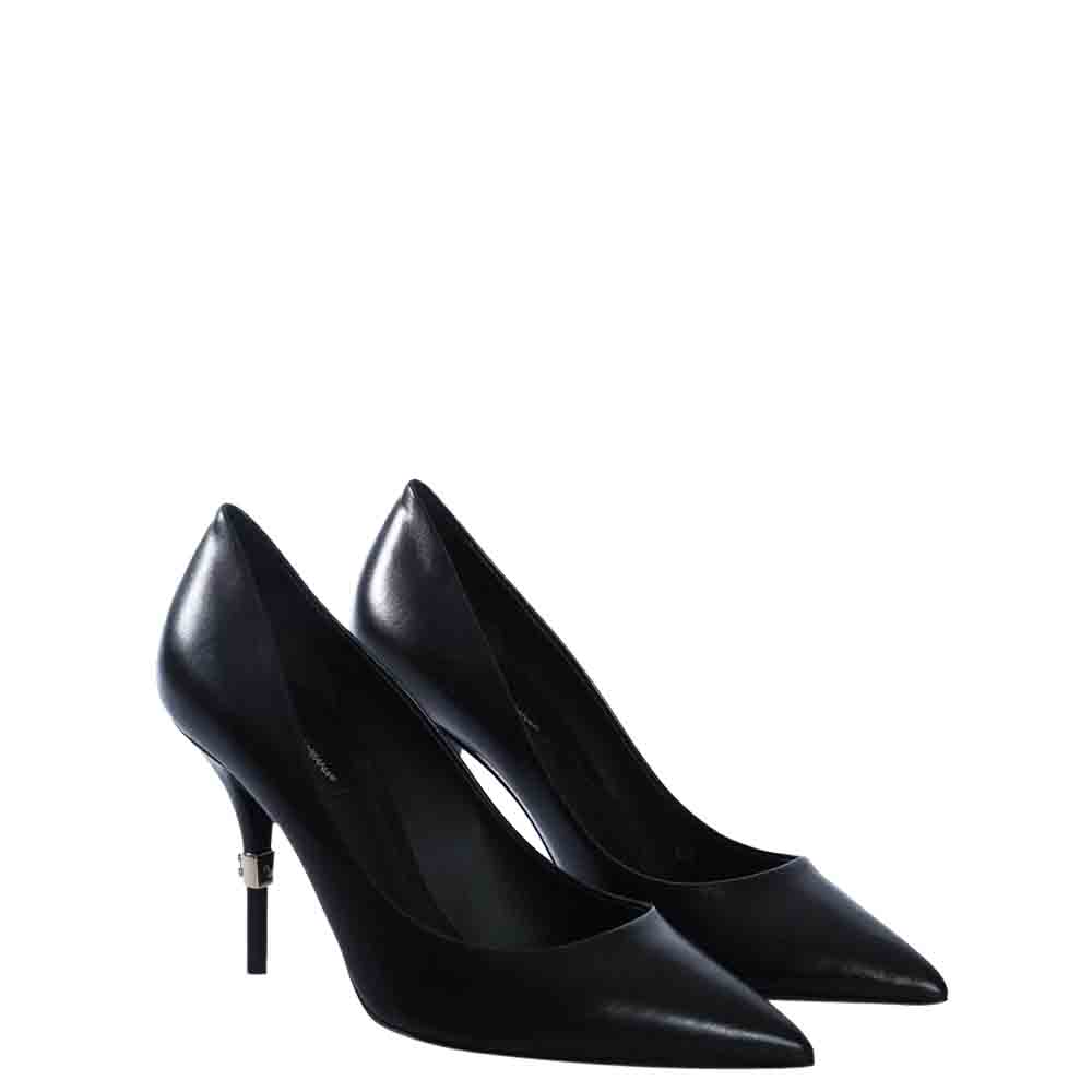 

Dolce & Gabbana Black Cardinal Logo Pumps Size EU