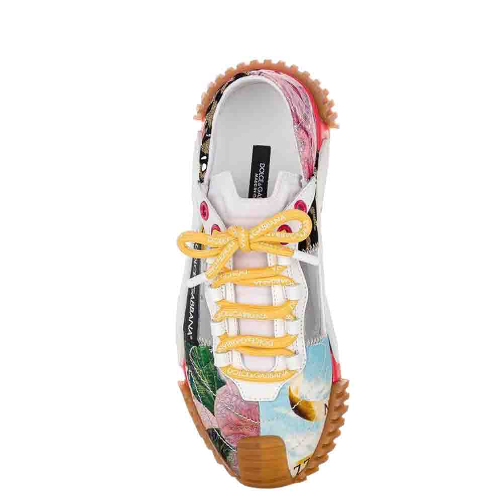 

Dolce & Gabbana Multicolor Patchwork NS1 Sneakers Size EU