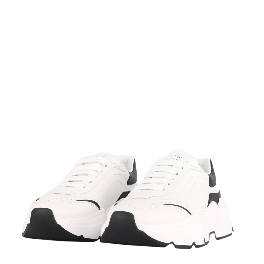 

Dolce & Gabbana White Calfskin Nappa Leather Daymaster Sneakers Size EU