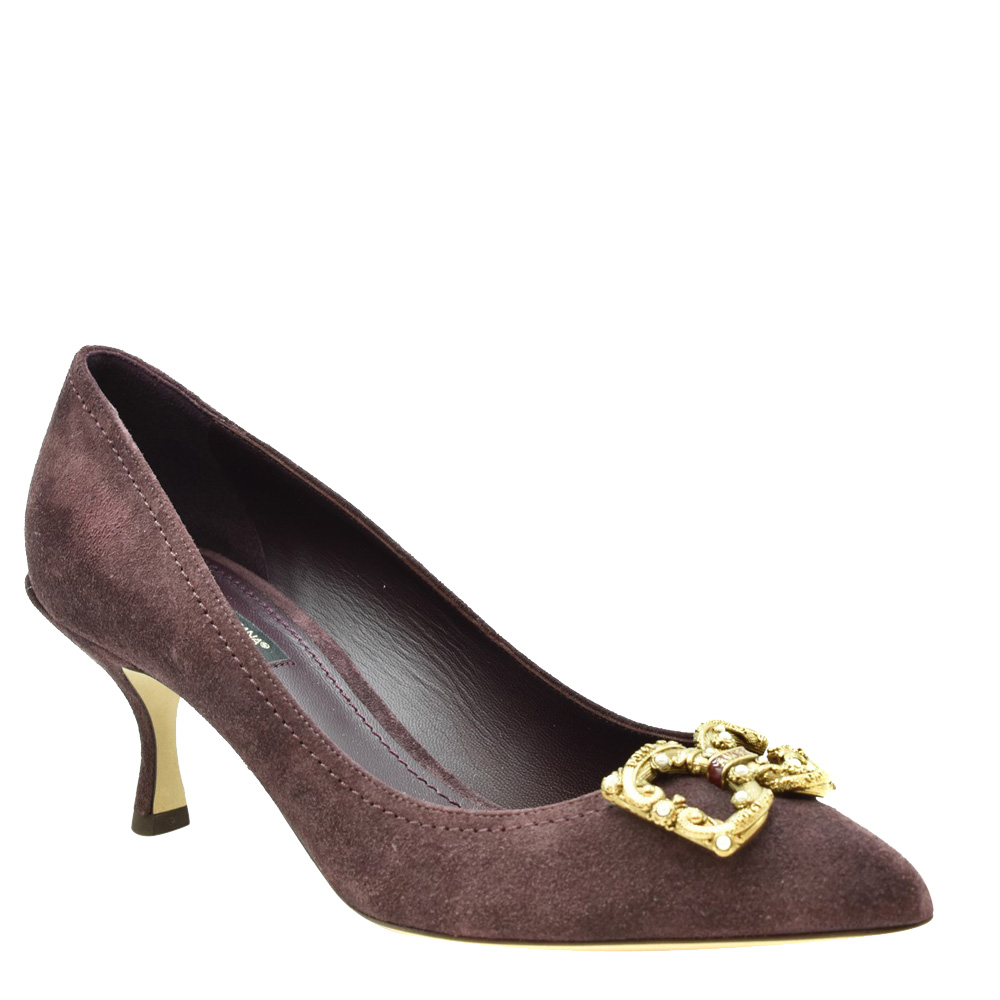 

Dolce & Gabbana Brown Suede Pumps Size EU
