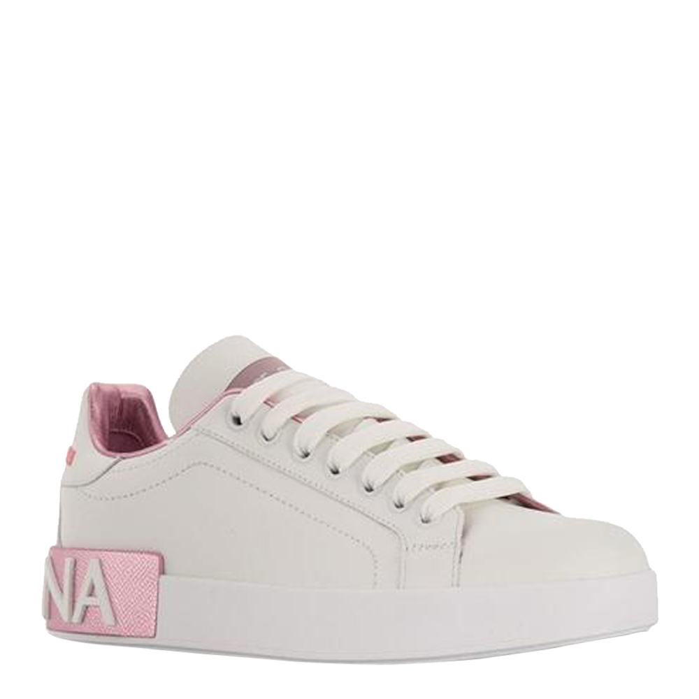 

Dolce & Gabbana White Portofino Sneakers Size EU