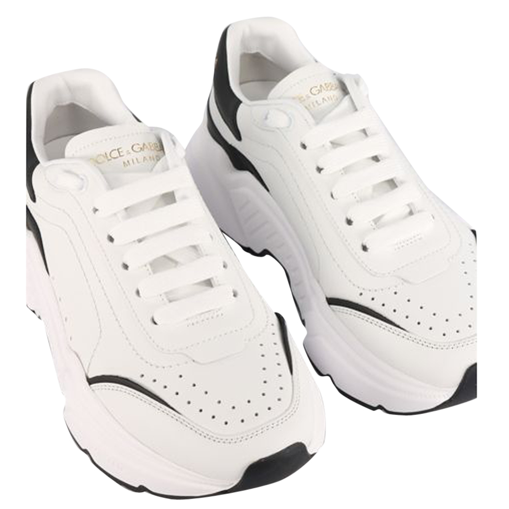 

Dolce & Gabbana White Nappa leather Daymaster Sneakers Size EU