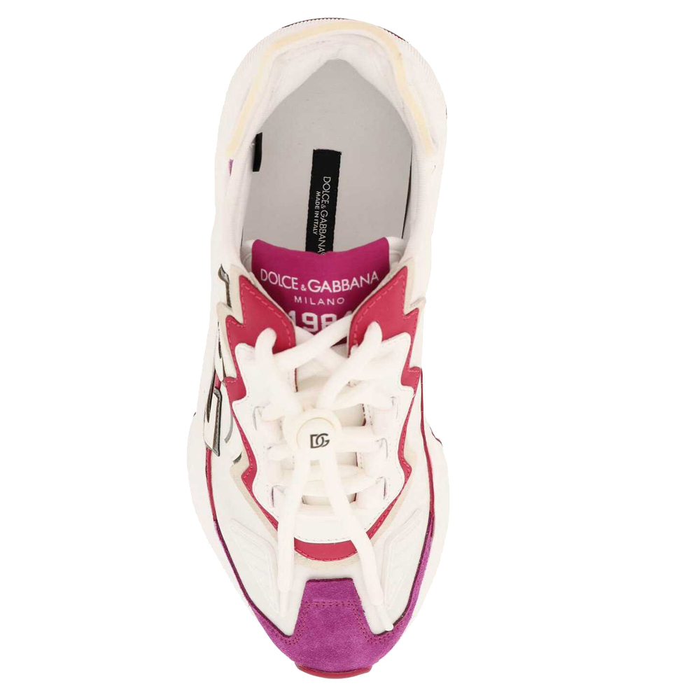 

Dolce & Gabbana Multicolor Mixed-materials Daymaster Sneakers Size IT