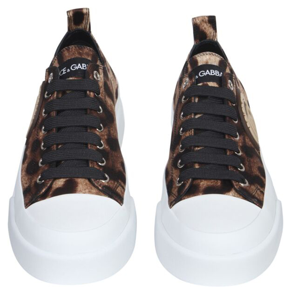 

Dolce & Gabbana Leopard Print Portofino Low Top Sneakers Size IT, Multicolor