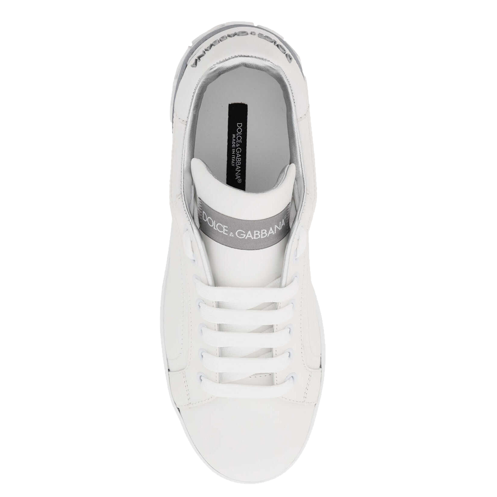 

Dolce & Gabbana White Portofino Sneakers Size IT