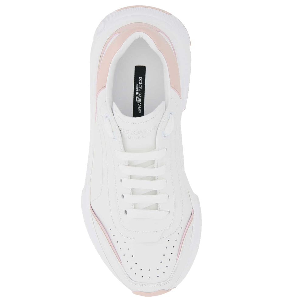 

Dolce & Gabbana White/Pink Daymaster Sneakers Size IT