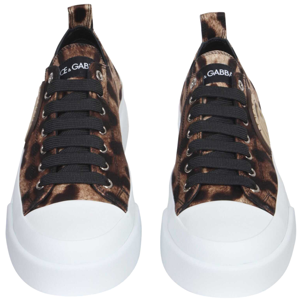 

Dolce & Gabbana Leopard Portofino DG Logo Sneakers Size IT, Multicolor