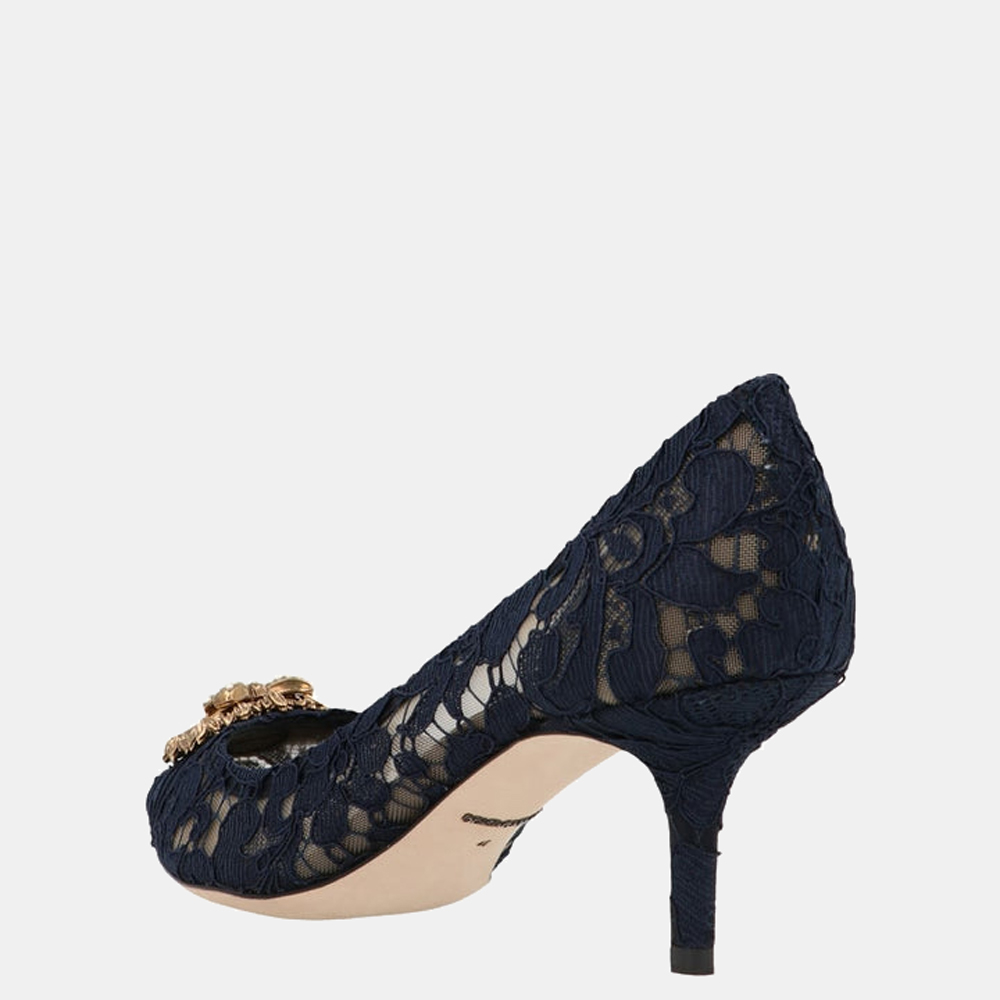 

Dolce & Gabbana Taormina Lace Pumps EU, Blue