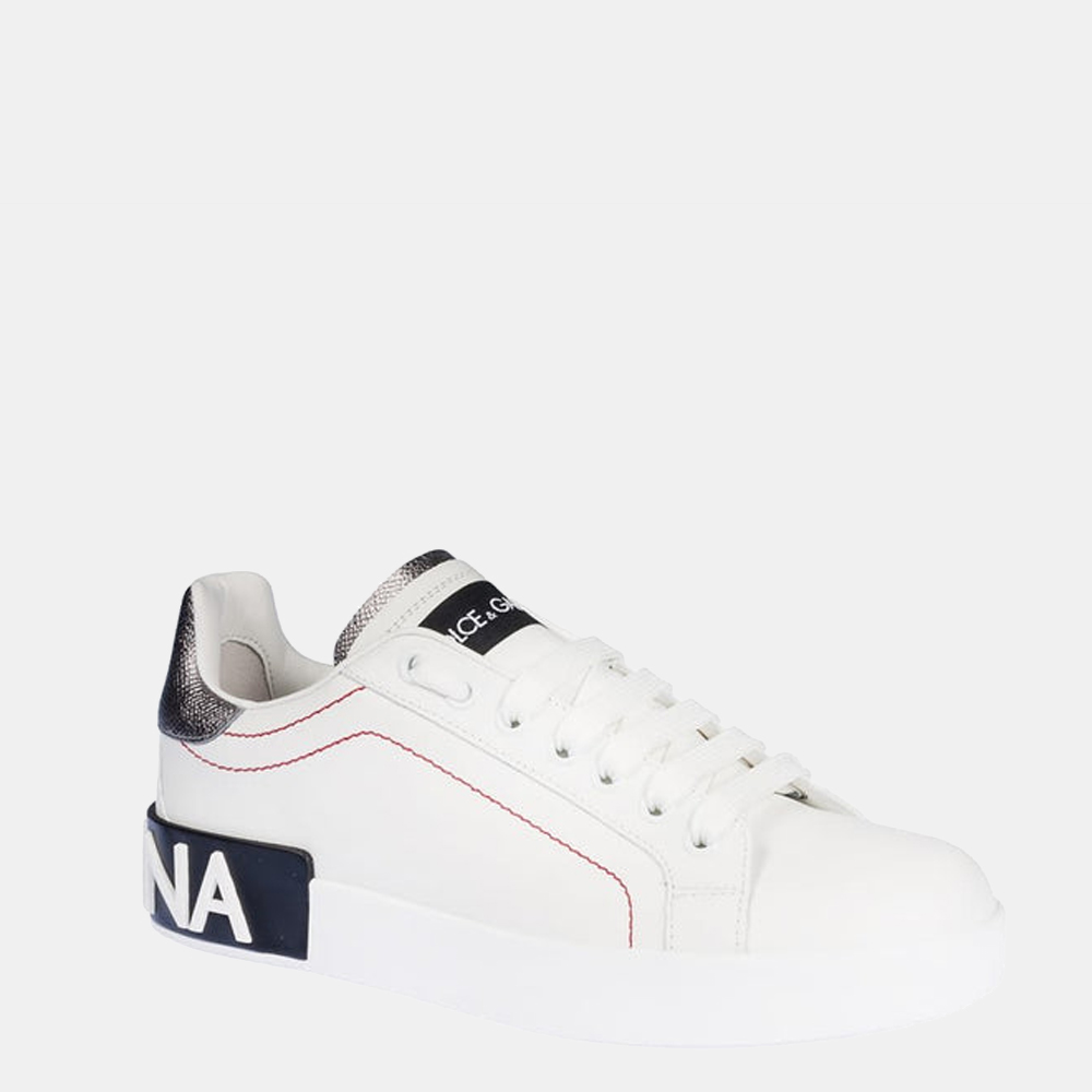 

Dolce & Gabbana White Portofino Sneakers EU