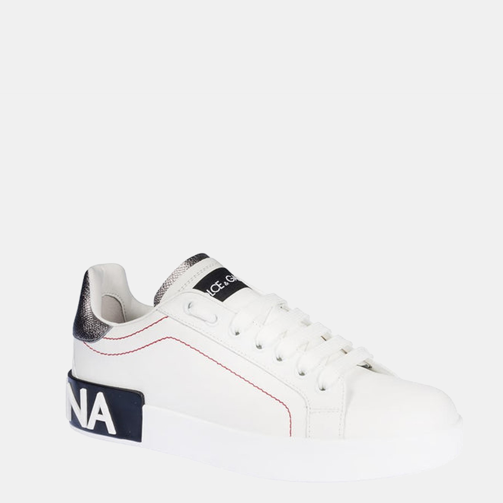 Dolce & Gabbana White Portofino Sneakers EU