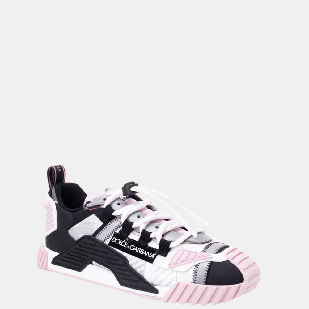 

Dolce & Gabbana Black/White/Pink NS1 Sneaker Size EU