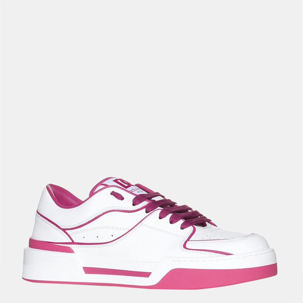 

Dolce & Gabbana White/Pink New Roma Sneaker Size EU