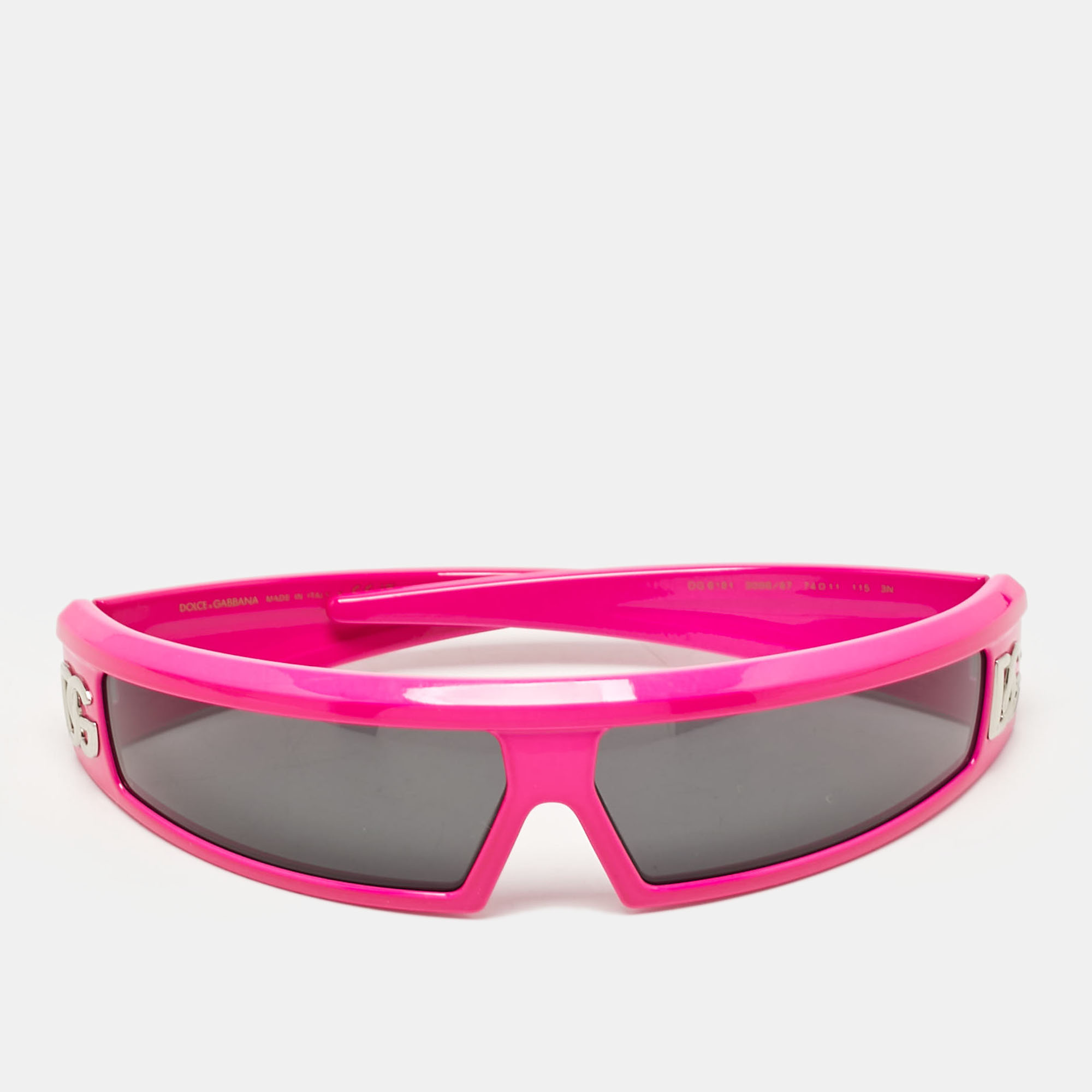 

Dolce & Gabbana Pink/Black DG6181 Shield Sunglasses