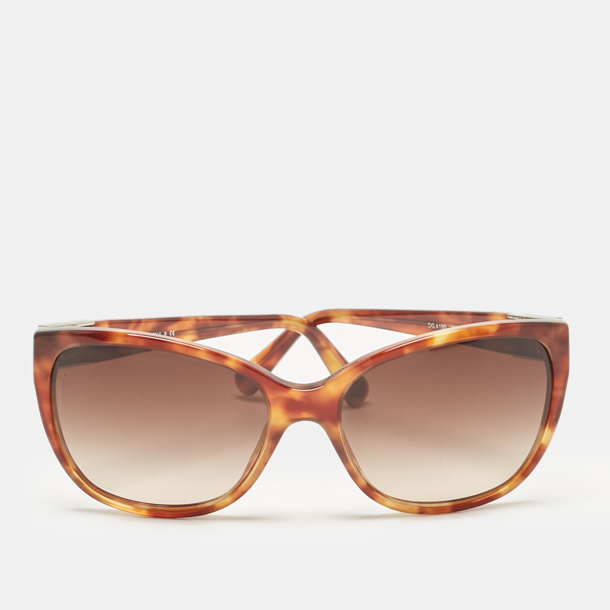 

Dolce & Gabbana Havana/Brown Gradient DG 4195 Cat-Eye Sunglasses