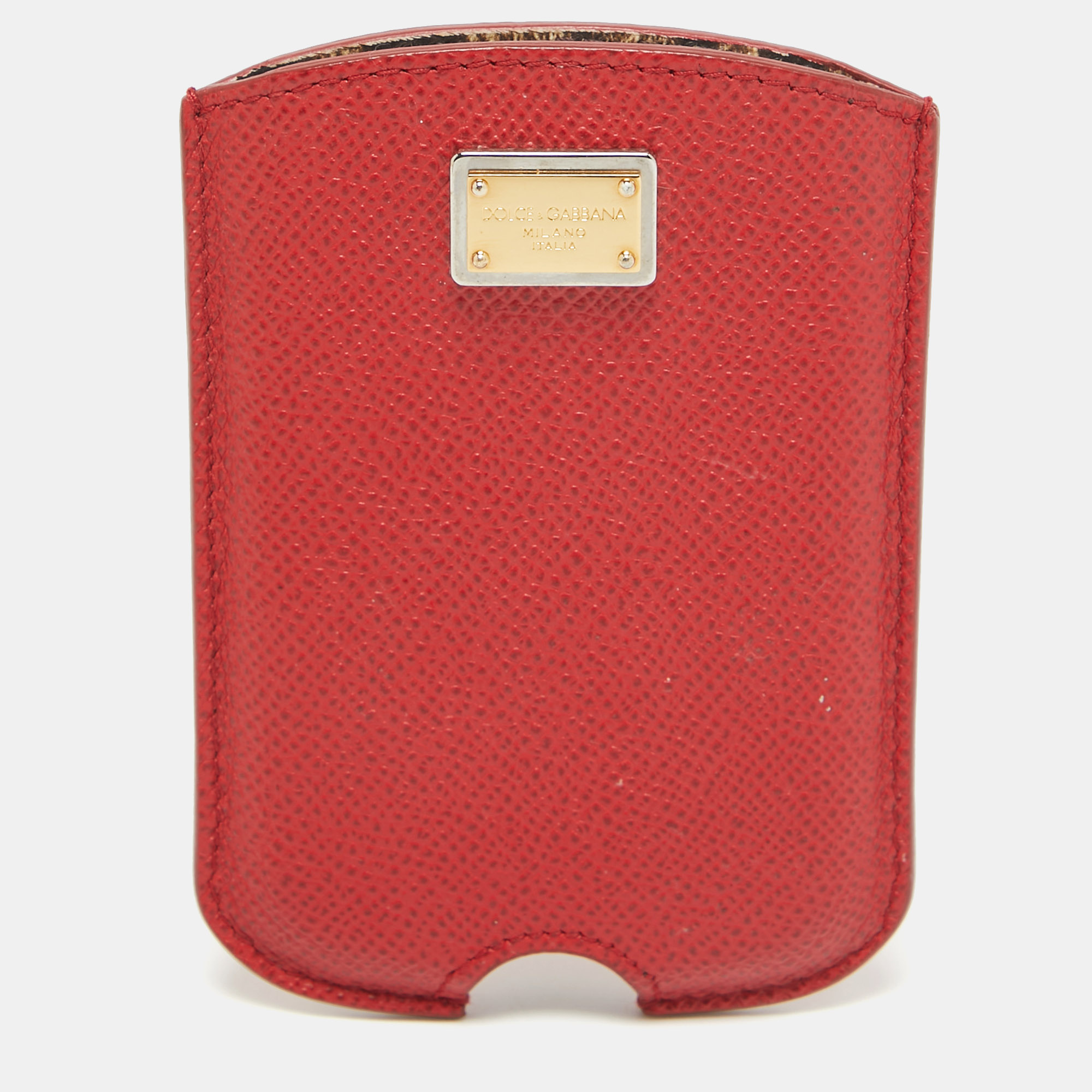 

Dolce & Gabbana Red Leather Blackberry Cover