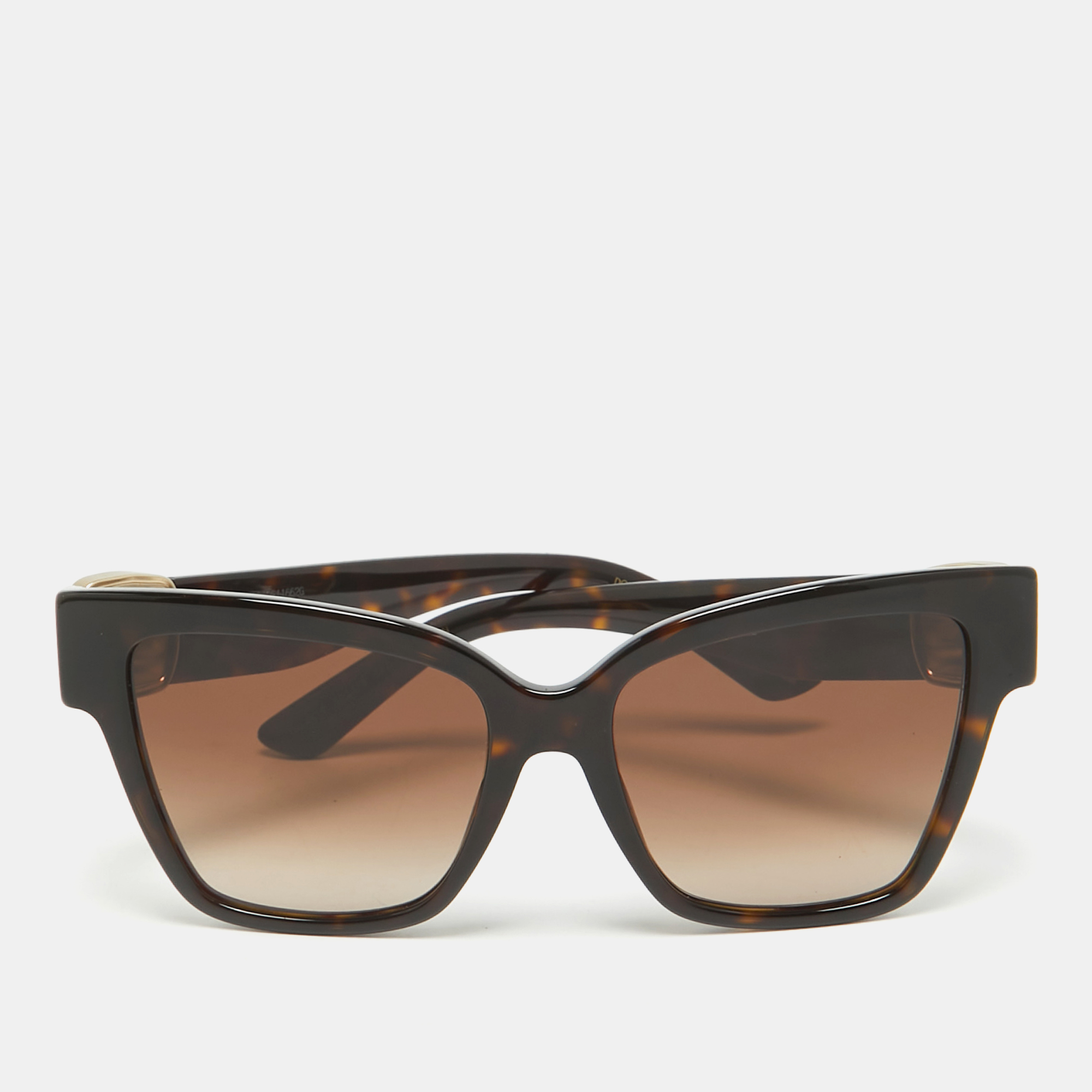 

Dolce & Gabbana Tortoise Brown Gradient DG4470 Logo Butterfly Sunglasses