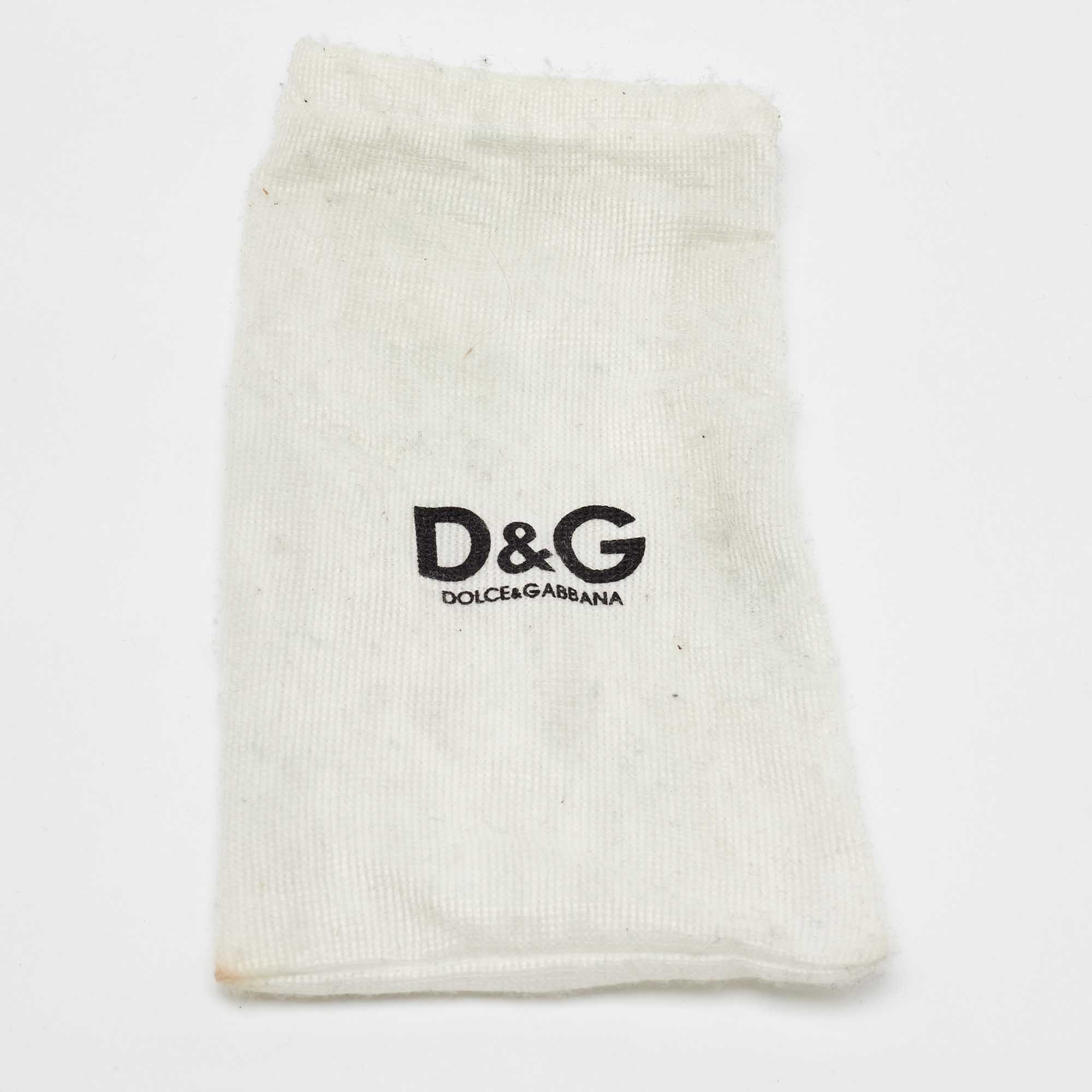 Dolce & Gabbana Brown Leather Vintage Logo Plaque Belt 100CM 