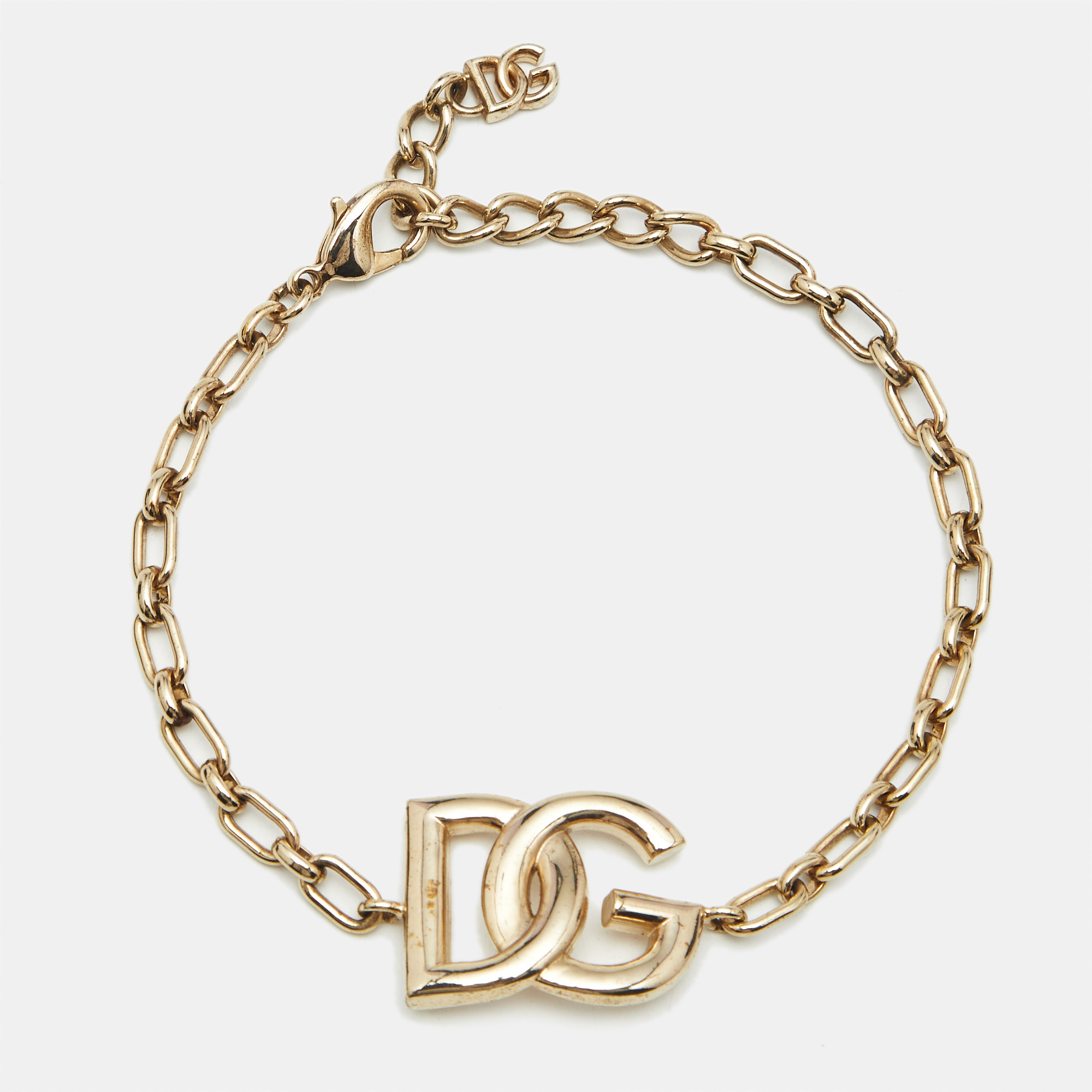 

Dolce & Gabbana DG Gold Tone Bracelet