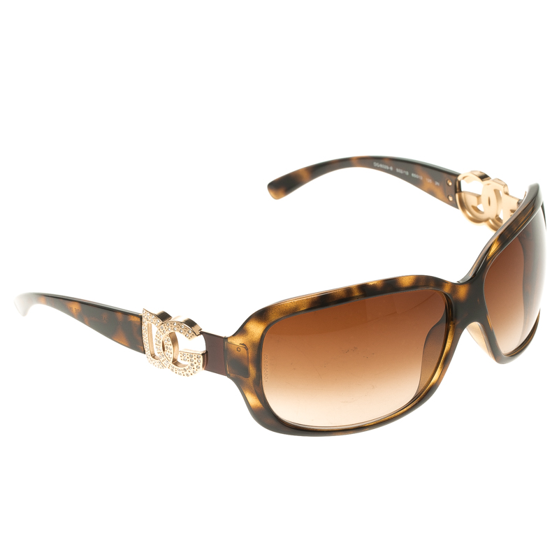 Dolce And Gabbana Brown DG6029-B Oversize Sunglasses