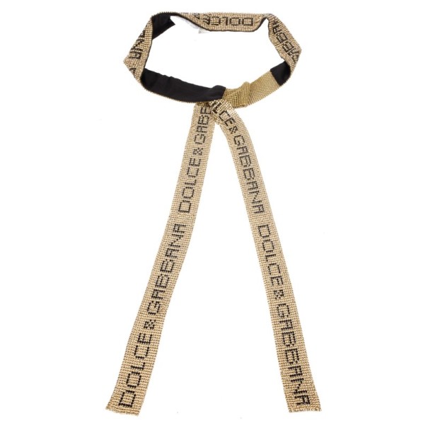 مملوكة مسبقًا Dolce and Gabbana Swarovski Crystal Necklace Belt 185 CM