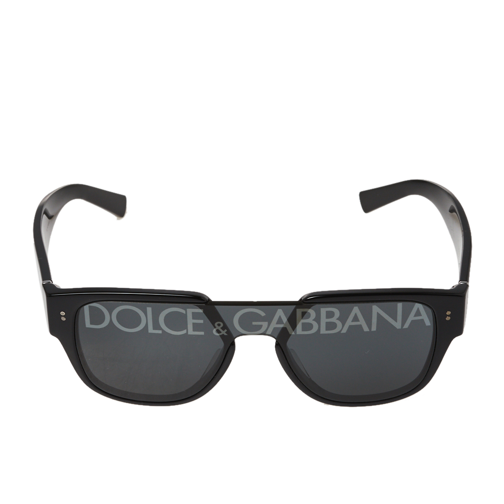 

Dolce & Gabbana Black / Smoke DG 4356 Domenico Monolens Sunglasses, Grey