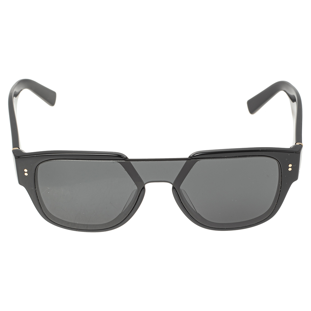 

Dolce & Gabbana Black Acetate DG4356-F Square Sunglasses