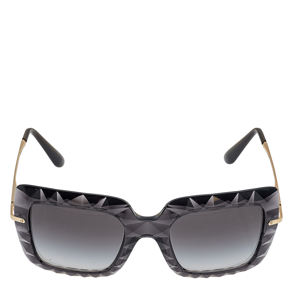 

Dolce & Gabbana Grey/ Grey Gradient DG 6111 Square Sunglasses