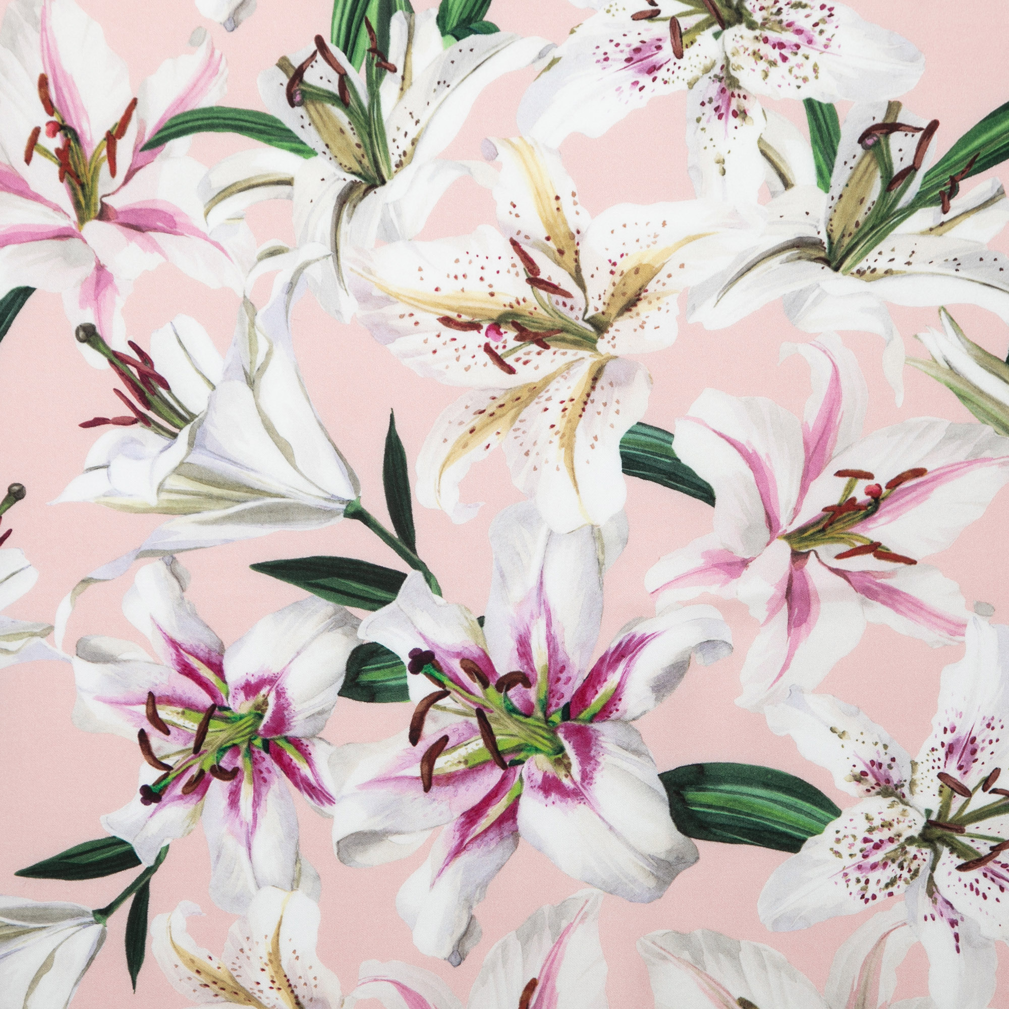 

Dolce & Gabbana Pink Floral Printed Silk Square Scarf