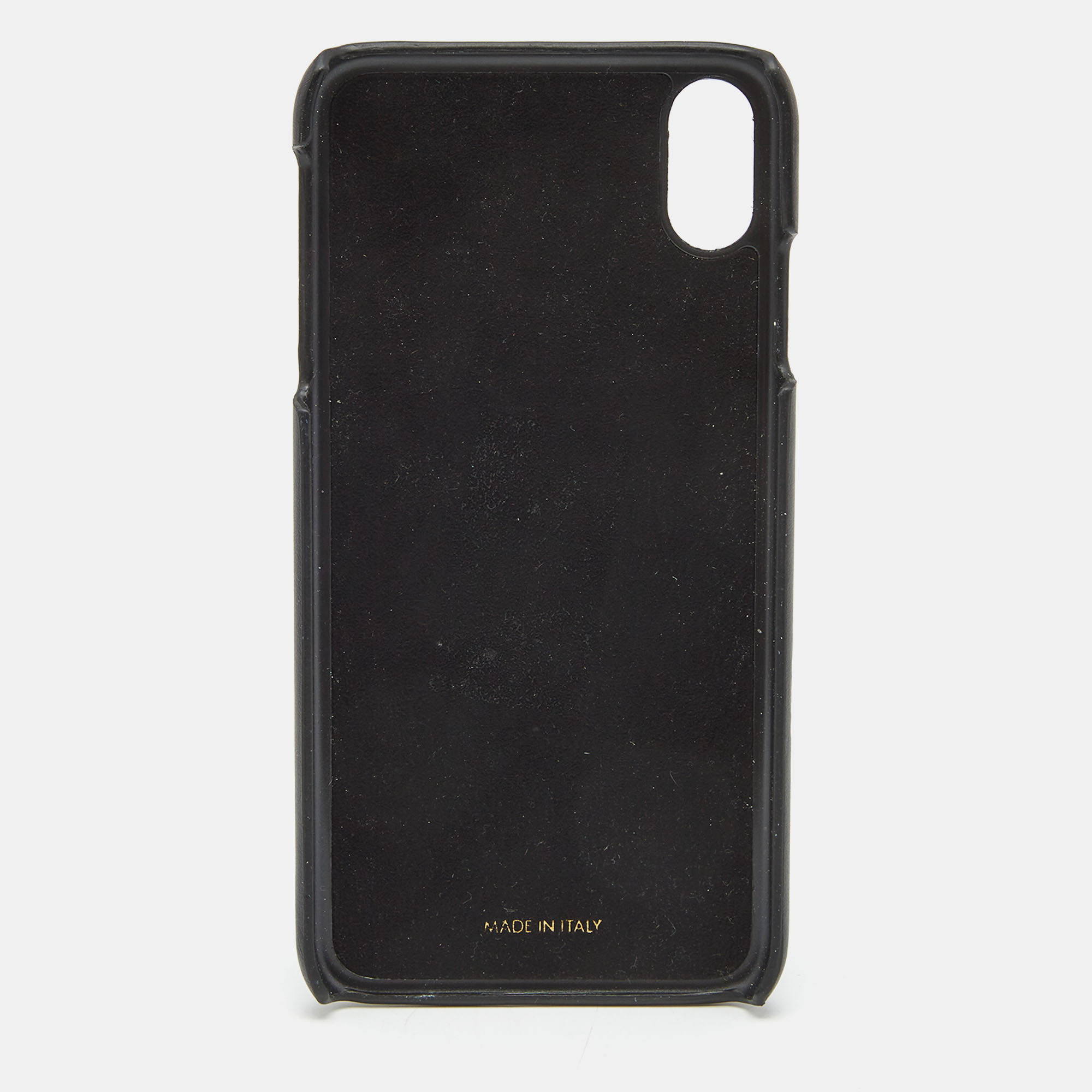 

Dolce & Gabbana Black Leather Sacred Heart  Max iPhone Case