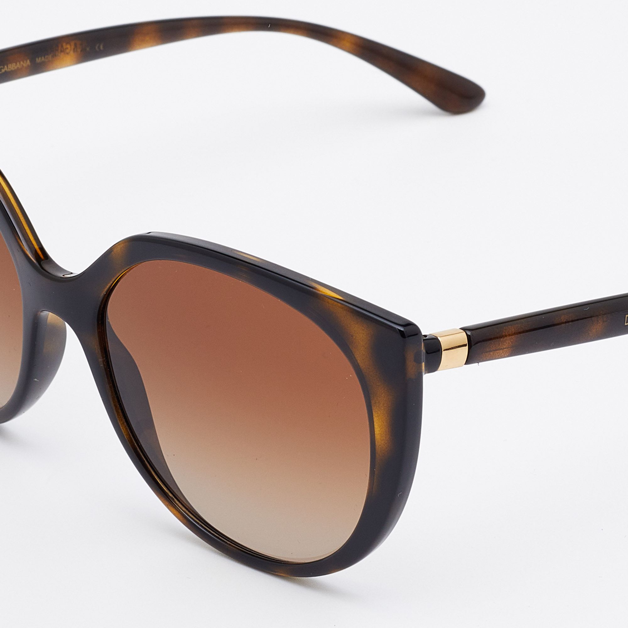 

Dolce & Gabbana Brown/Brown Gradient DG6119 Butterfly Sunglasses