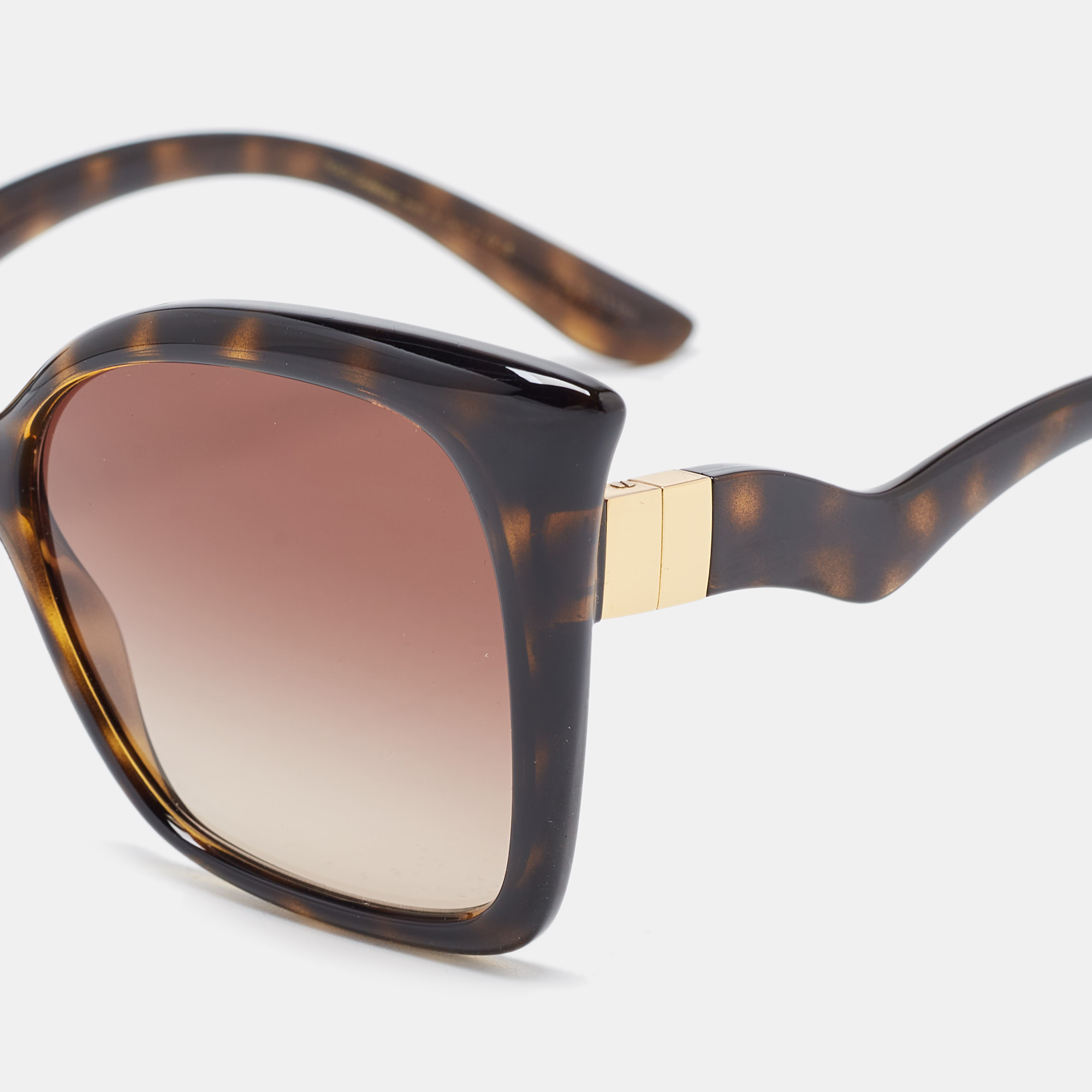 

Dolce & Gabbana Brown Tortoise Gradient DG6168 Butterfly Sunglasses