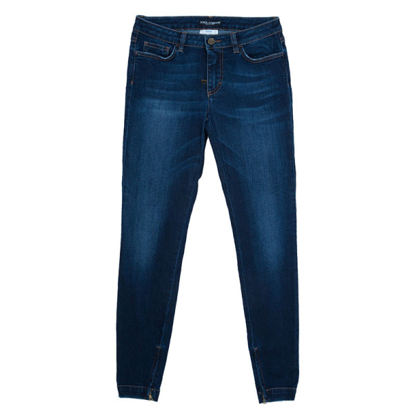 Pre Owned Dolce and Gabbana Blue Denim Jeans M