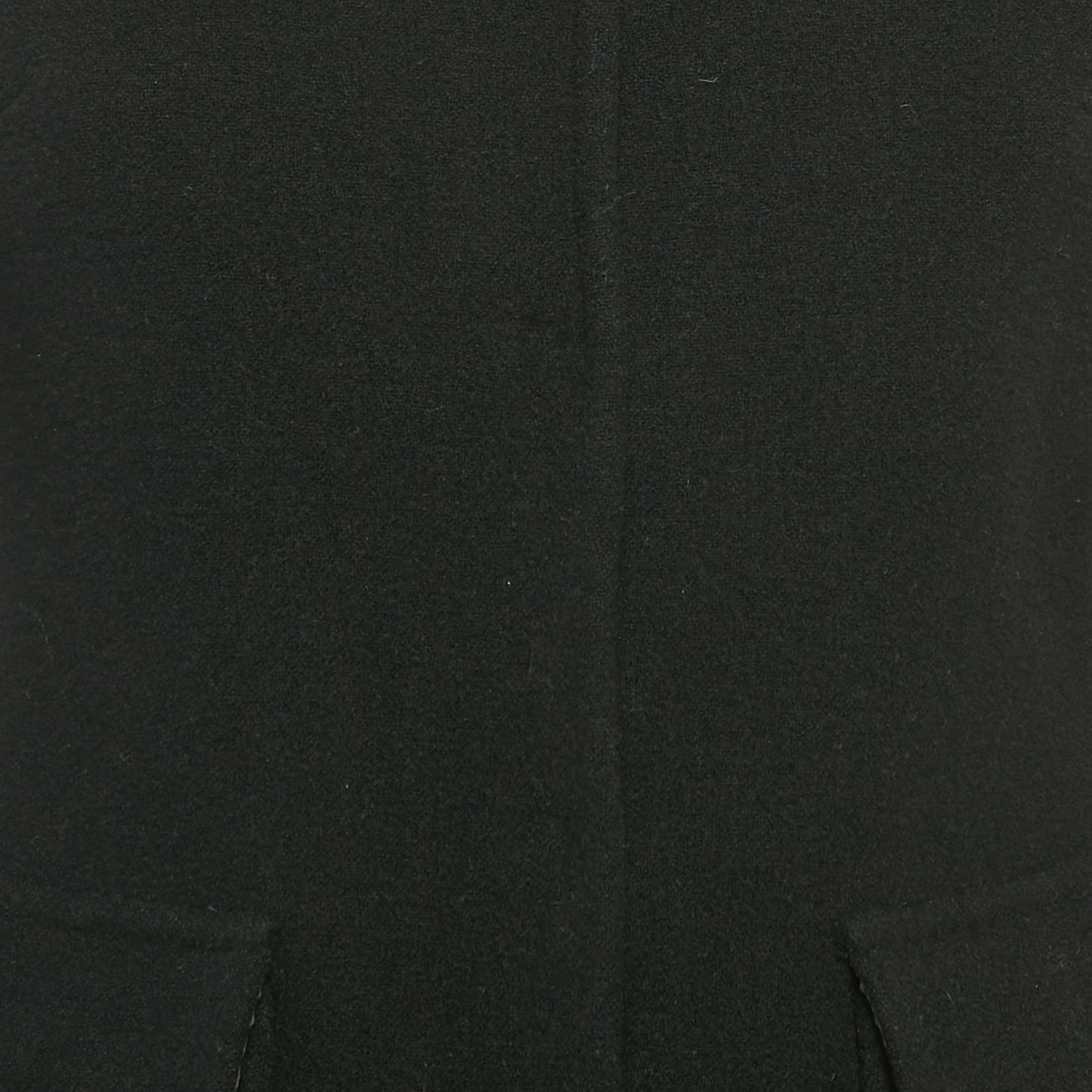 Dolce & Gabbana Vintage Black Felt Wool Jacket M 