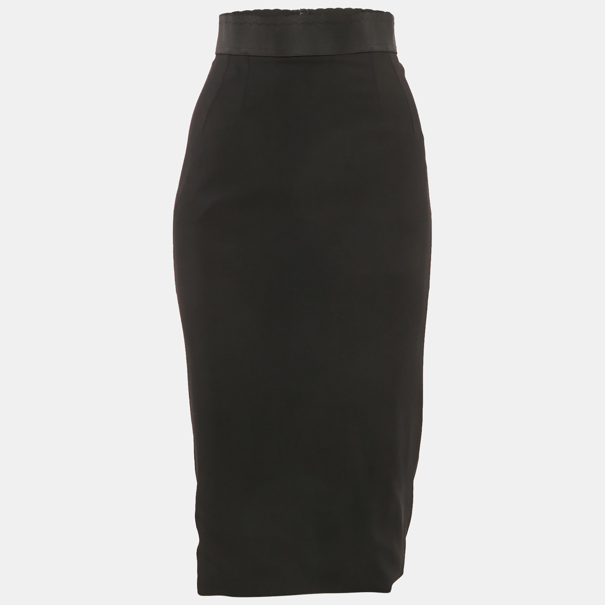 

Dolce & Gabbana Black Crepe Pencil Skirt S
