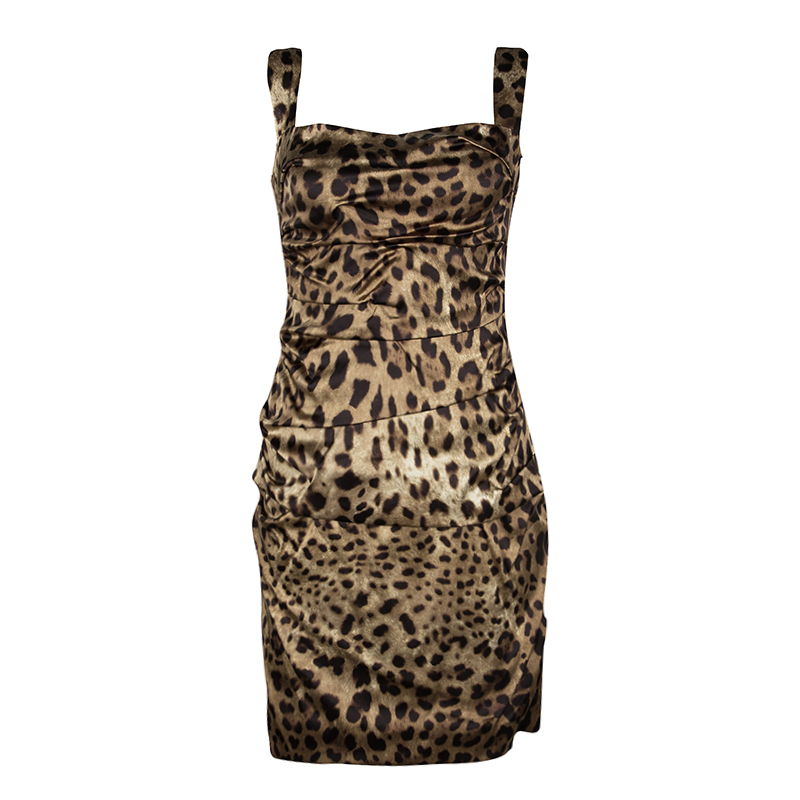 dolce gabbana leopard dress
