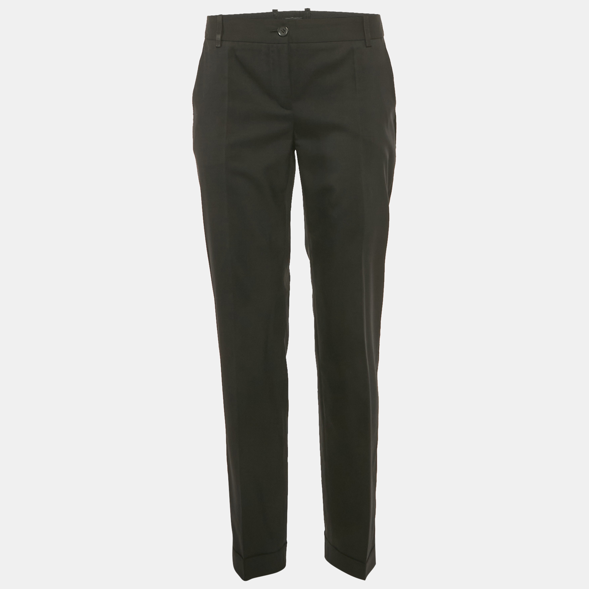

D&G Black Wool Formal Trousers S