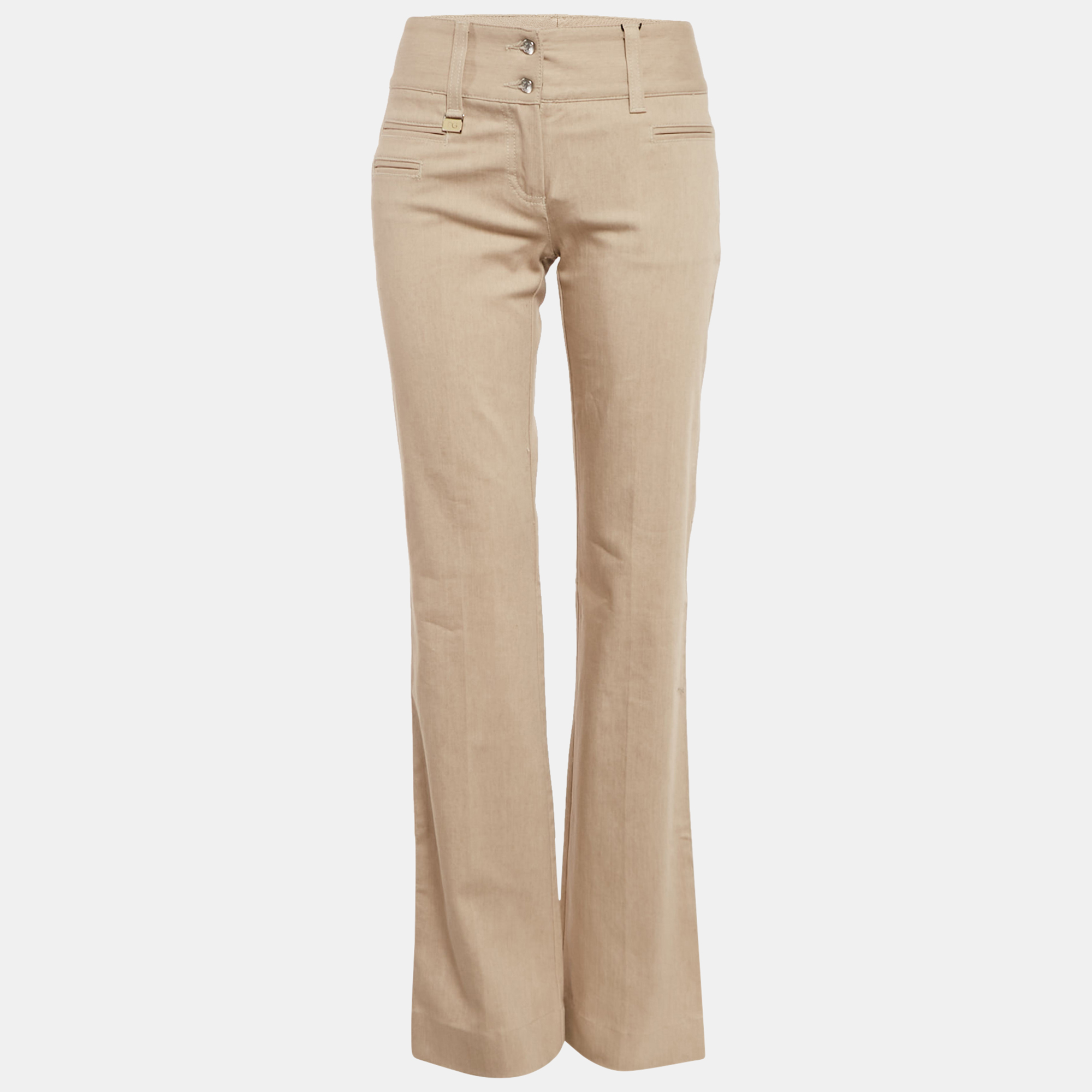 

Dolce & Gabbana Beige Cotton Straight-Leg Jeans S Waist 28"