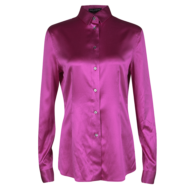 dolce and gabbana pink shirt