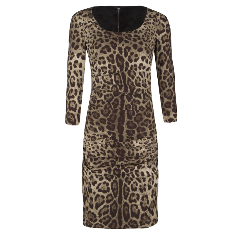 dolce and gabbana cheetah dress