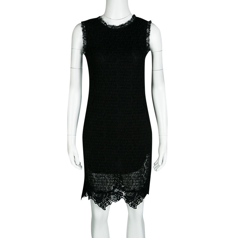 

Dolce & Gabbana Black Lace Sleeveless Dress