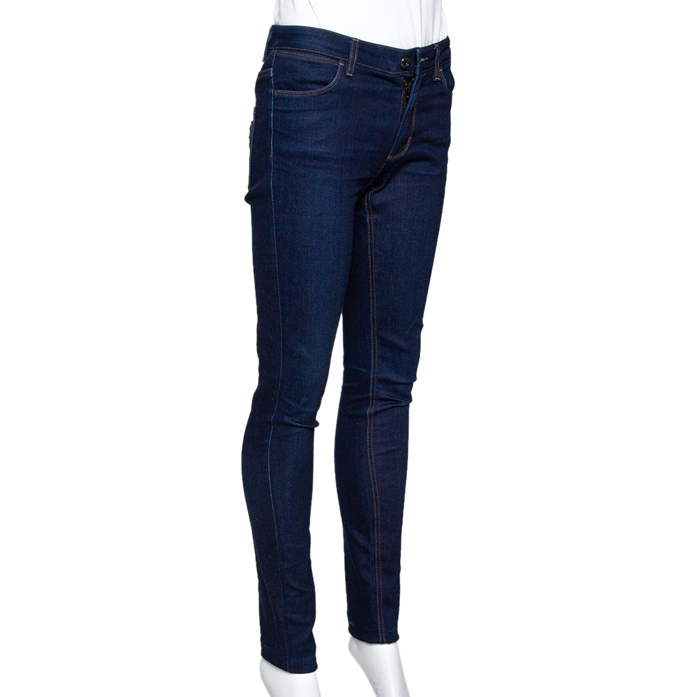 

Dolce & Gabbana Blue Stretch Denim Slim Fit Jeans